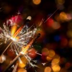 Glowing holiday sparkling hand fireworks shining fire flame christmas light abstract background e1714234839759 150x150